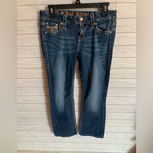 Rock Revival Women's Dark Blue Straight Leg Jeans boot cut Betty